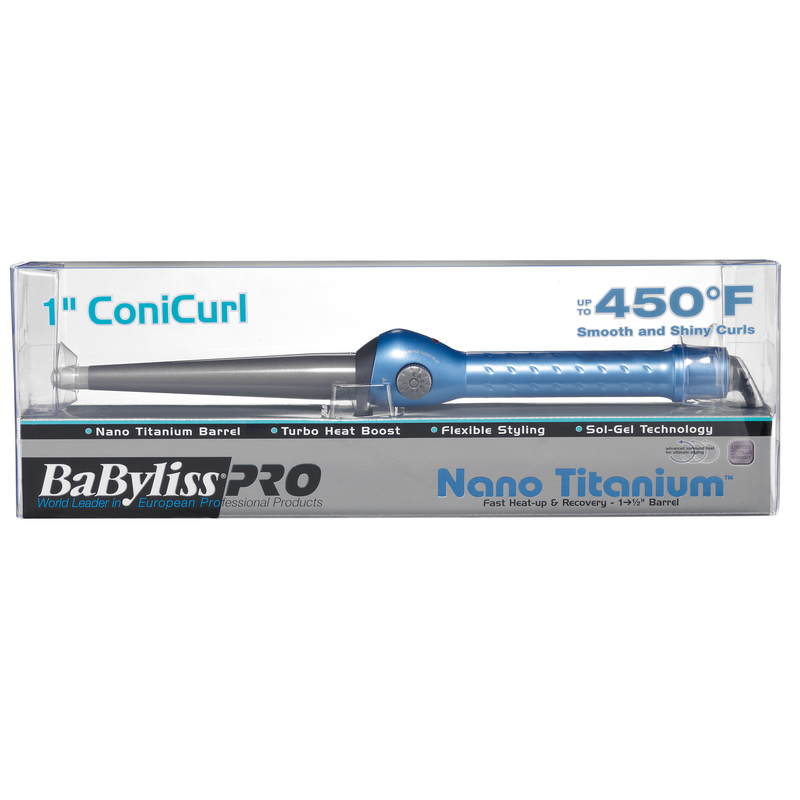 BaBylissPro™ Nano Titanium™ 1" ConiCurl® Iron