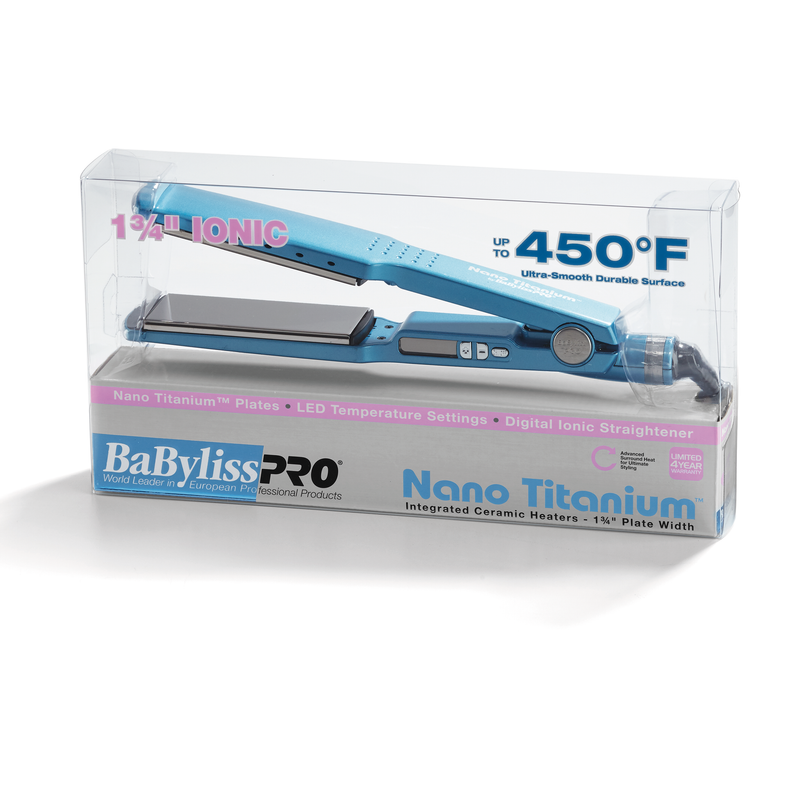 BaBylissPro™ Nano Titanium™ 1-3/4" Titanium-Plated Straightening Iron