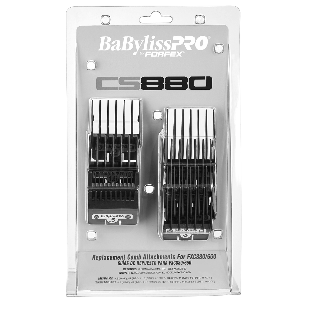 Babyliss Pro By Forfex Attachment 8 Pcs Comb Set Fits All 880 Models Fx870G Fx870Rg Fx650 Fx673 Fxcs880 320