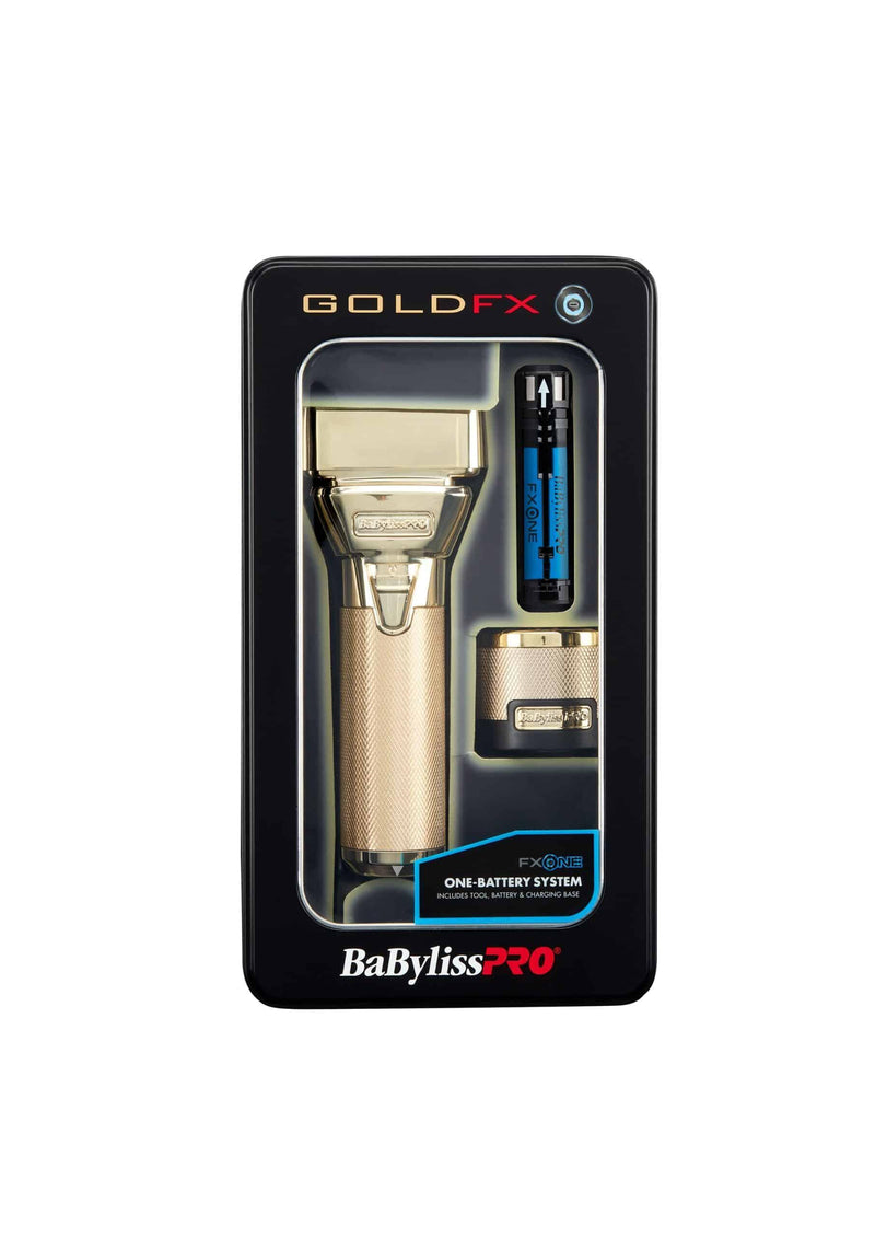 BabylissPro FXOne Cordless Double Foil Shaver Gold