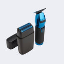 BaBylissPRO® LimitedFX Black & Blue Trimmer & Double-Foil Shaver Gift Set