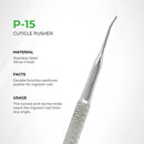 Pusher P.15 (Stainless Steel ) - AdrianaBeautySupply
