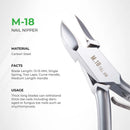 Cuticle Nipper M.18 ( Carbon Steel ) - AdrianaBeautySupply