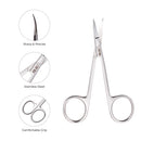 Eyebrow Scissors KM.601 ( Stainless Steel ) - AdrianaBeautySupply