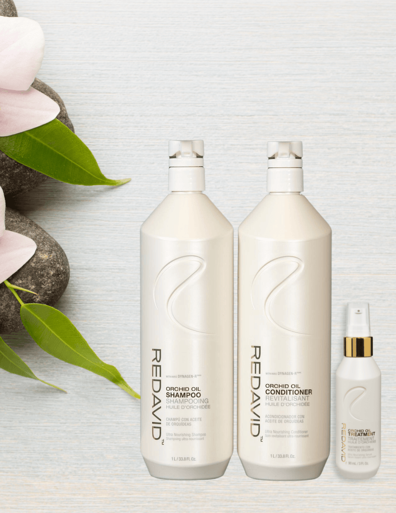 REDAVID KIT SHAMPOO - CONDITIONER - ORCHID OIL TREATMENT - AdrianaBeautySupply II