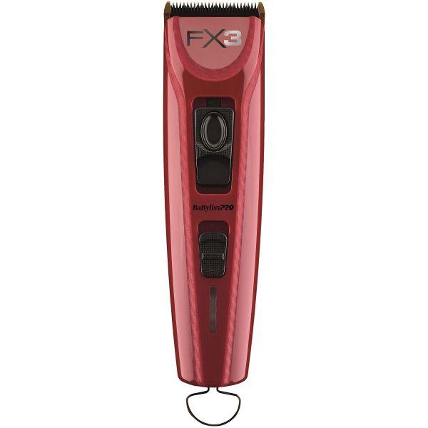 BaByliss Pro FX3 Professional High Torque Clipper - Red