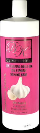 BK Cosmetics Keratin Classic Amazon Blowout Treatment – Garlic & Collagen Formula | Professional Hair Straightening for All Hair Types