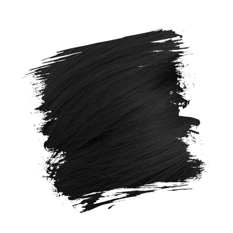 030 Black | Crazy Color Semi-Permanent Hair Color - AdrianaBeautySupply II