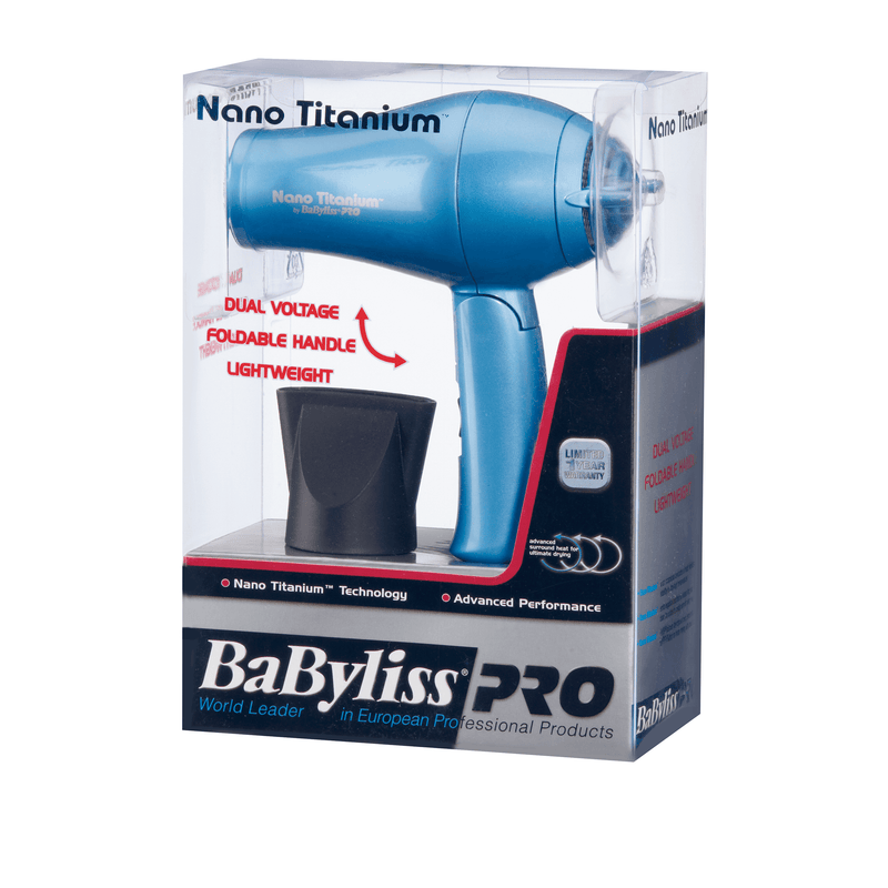 Babyliss nano titanium travel dryer clearance