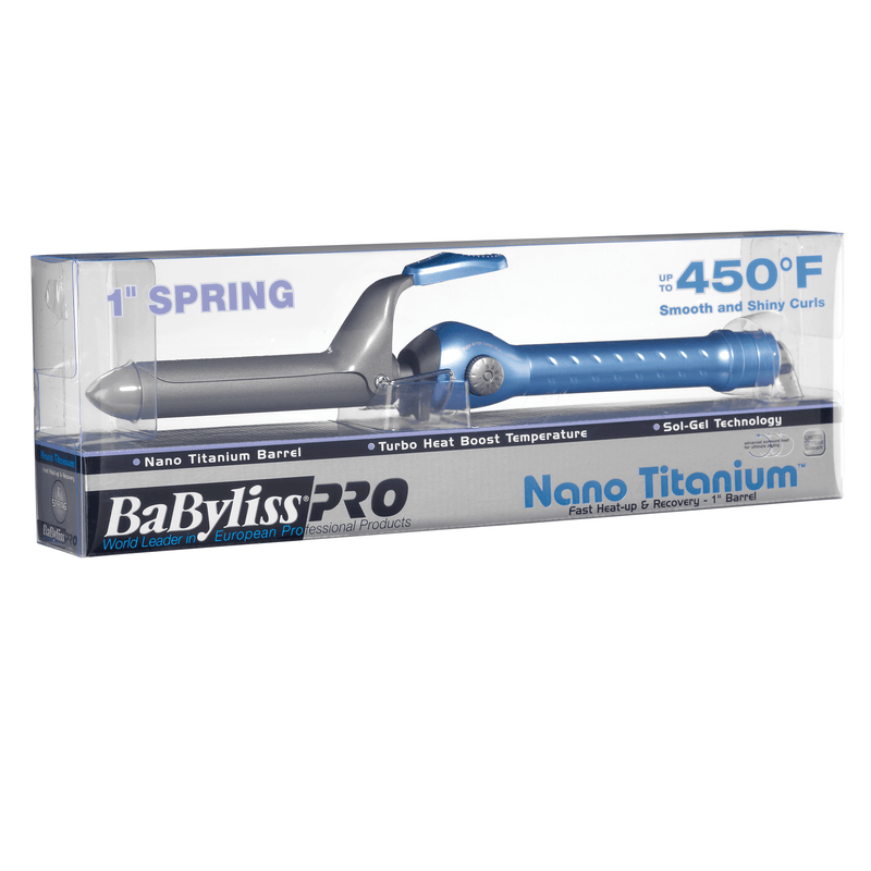 BaBylissPro™ Nano Titanium™ 1" Curling Iron - AdrianaBeautySupply II