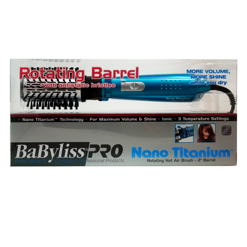 BaBylissPro™ Nano Titanium™ 2" Rotating Hot Air Brush
