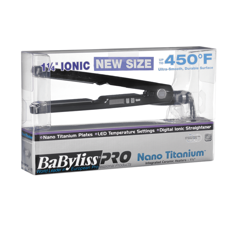 BaBylissPro™ Nano Titanium™ 1-1/4" Titanium-Plated Straightening Iron (Standard)