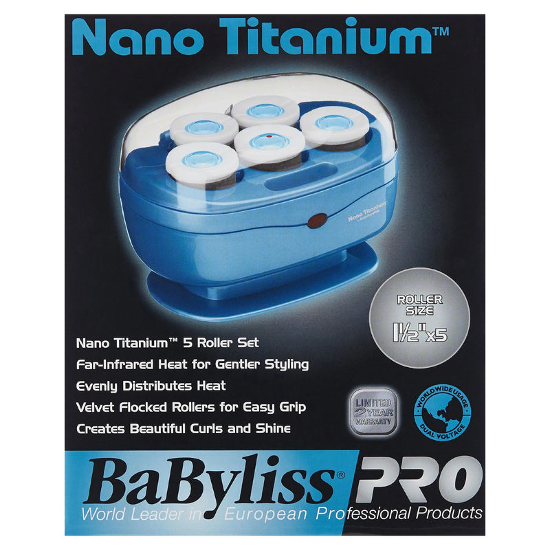 BaBylissPRO® Nano Titanium™ Professional 5 Jumbo Roller Hot Rollers