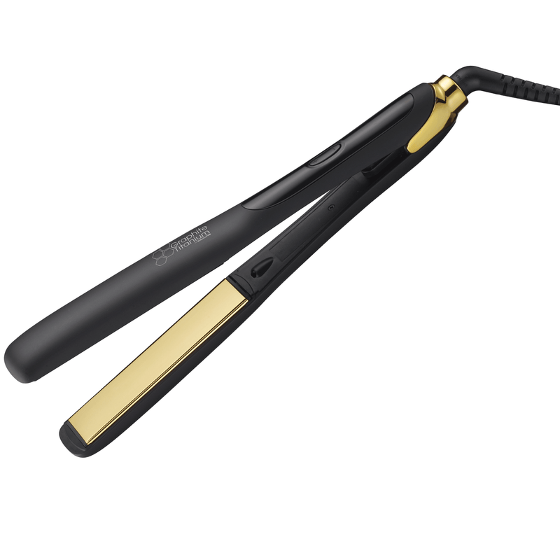 BABYLISS PRO GRAPHITE TITANIUM IONIC FLAT IRON - 1 1/4"