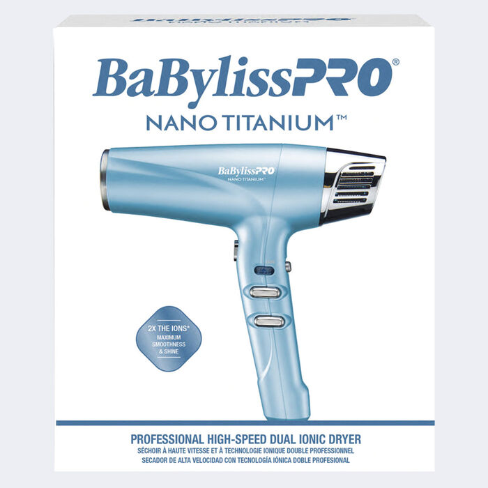 BaBylissPro Nano Titanium™  High-Speed Dual Ionic Dryer BNT9100