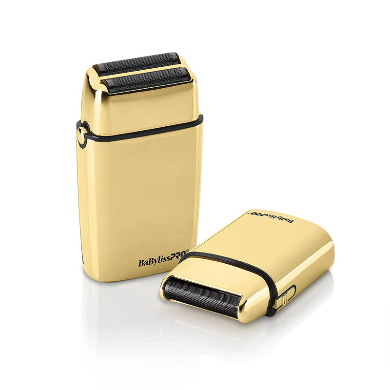BaBylissPRO® LimitedFX Collection Gold & Black Double & Single Foil Shaver Duo