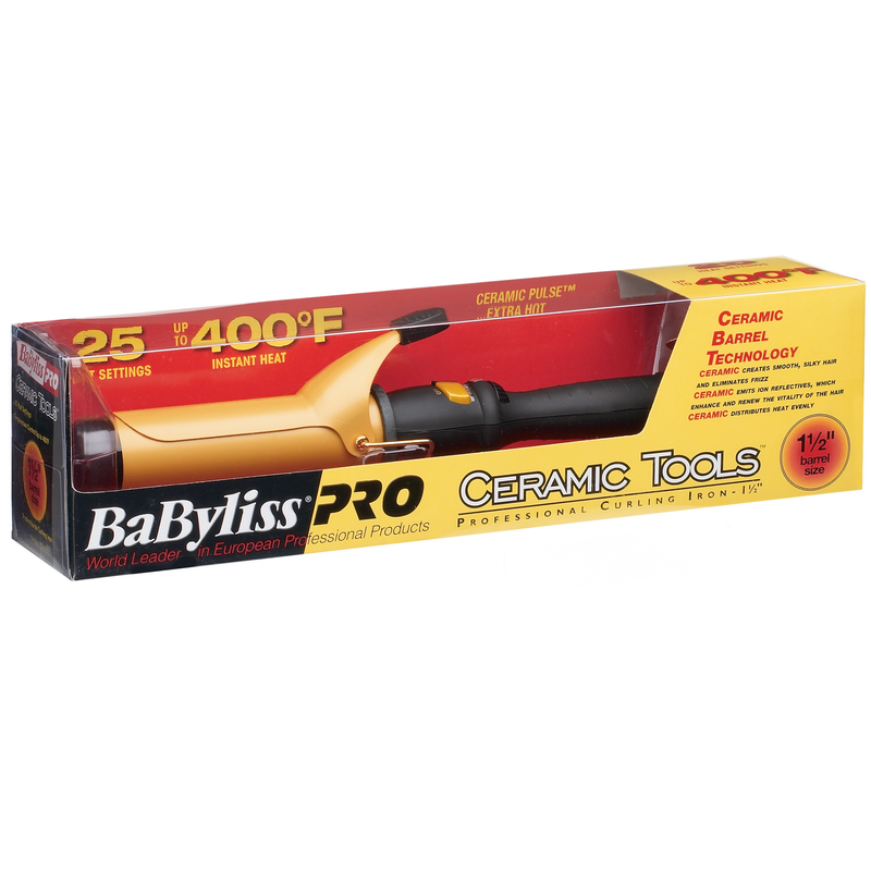 BaBylissPro™ Ceramic Tools™ 1-1/2" Spring Curling Iron