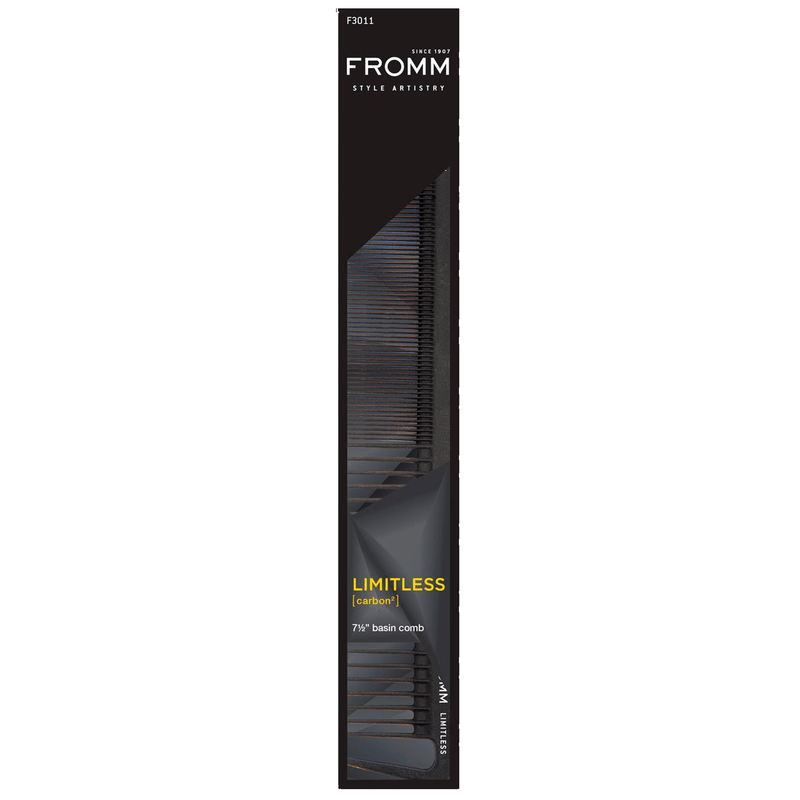 Limitless 7.5" Carbon Basin Comb - AdrianaBeautySupply II