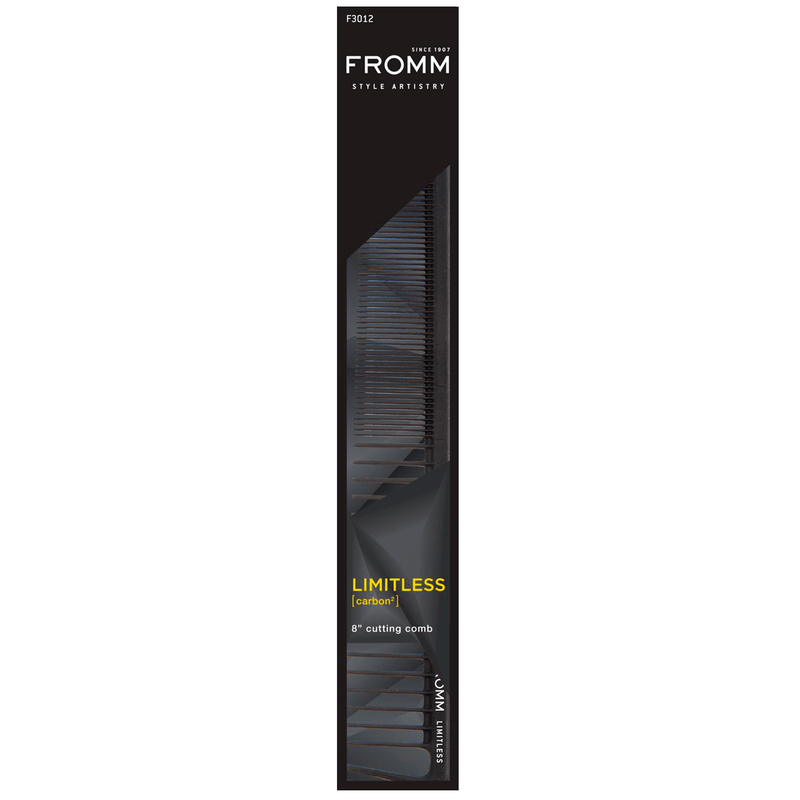 Limitless 8" Carbon Cutting Comb - AdrianaBeautySupply II