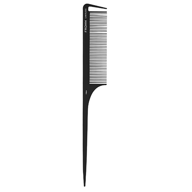 Limitless 9.25" Carbon Rat Tail Comb - AdrianaBeautySupply II