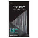 Rubberized Grip Hair Clips - AdrianaBeautySupply II