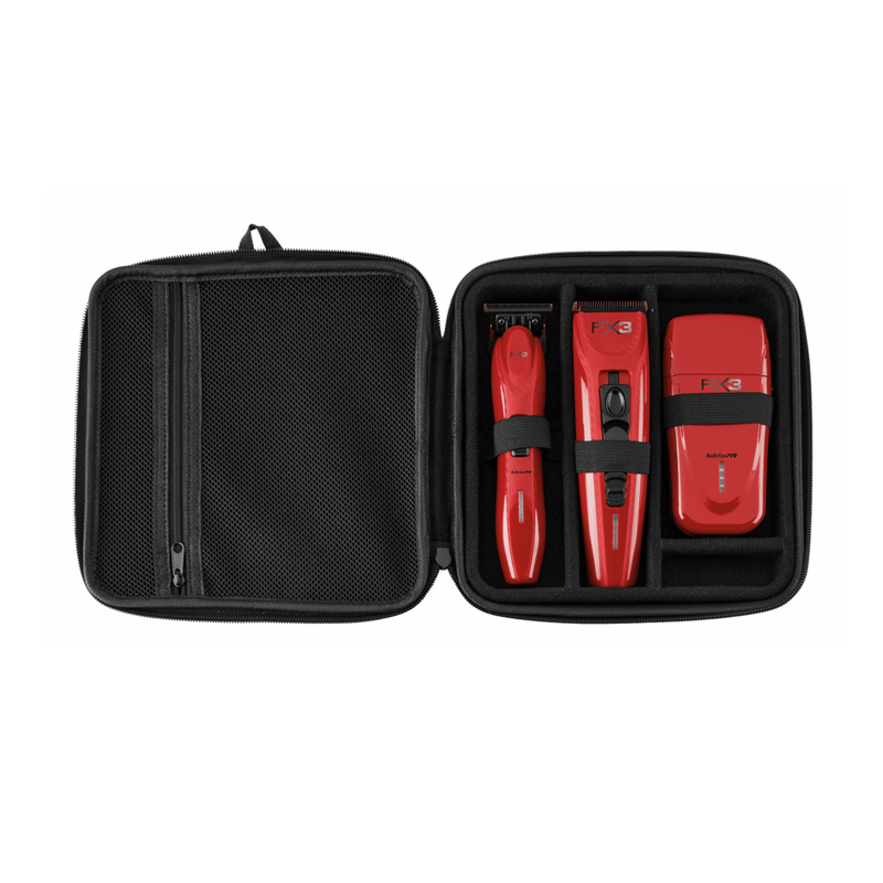 BaByliss PRO FX3 Clipper Trimmer Shave Barber Travel Case Black