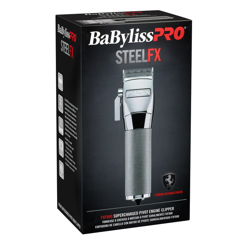 BaBylissPro™ SteelFX™ Supercharged Pivot Motor Clipper