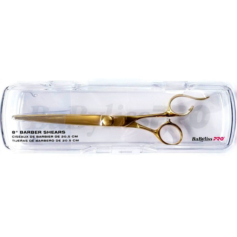 Babyliss Barberology Barber Shears 8 Inch | Gold | Silver
