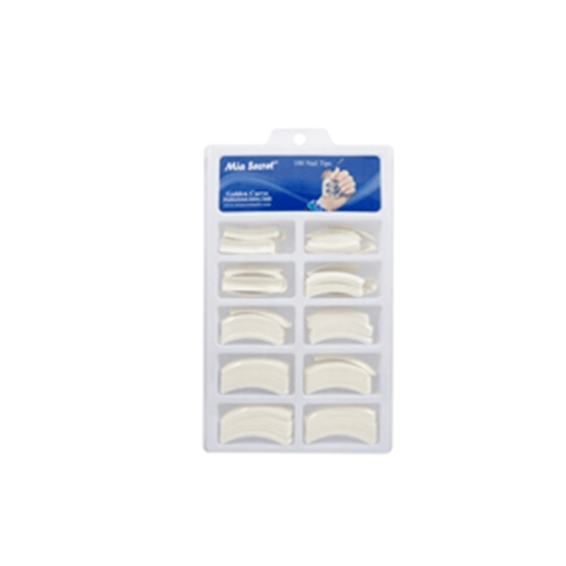 Golden Curve 100Tip Pvc Natural - AdrianaBeautySupply II