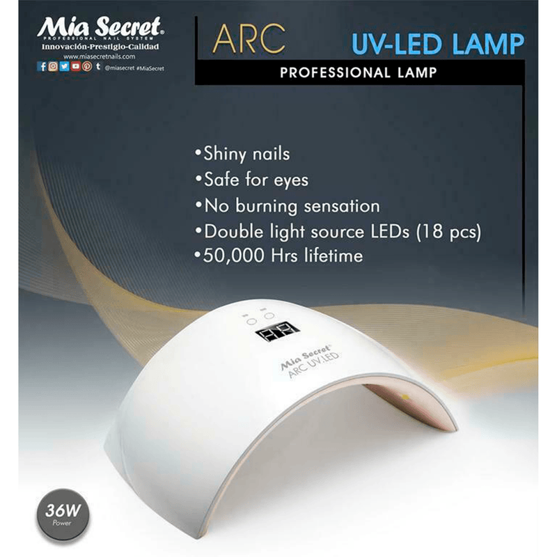 Arc Uv/Led Gel Curing Lamp 36W - AdrianaBeautySupply II