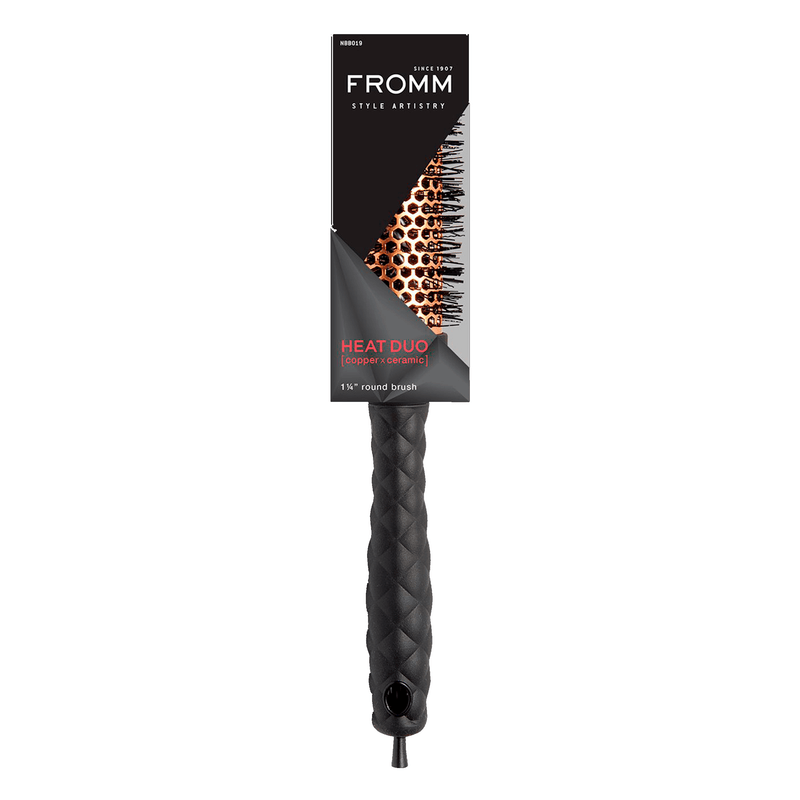 Heat Duo 1.25" Copper Round Brush - AdrianaBeautySupply II