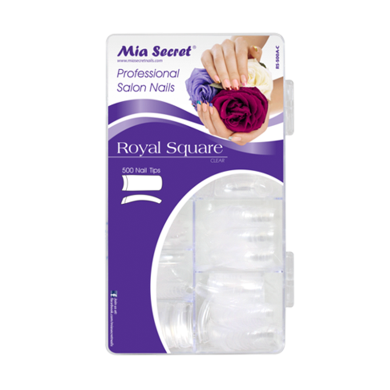 Royal Square 500Tip Acrylic Case Clear
