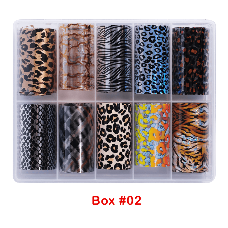 Foil Transfer Prints Set 2 - AdrianaBeautySupply II
