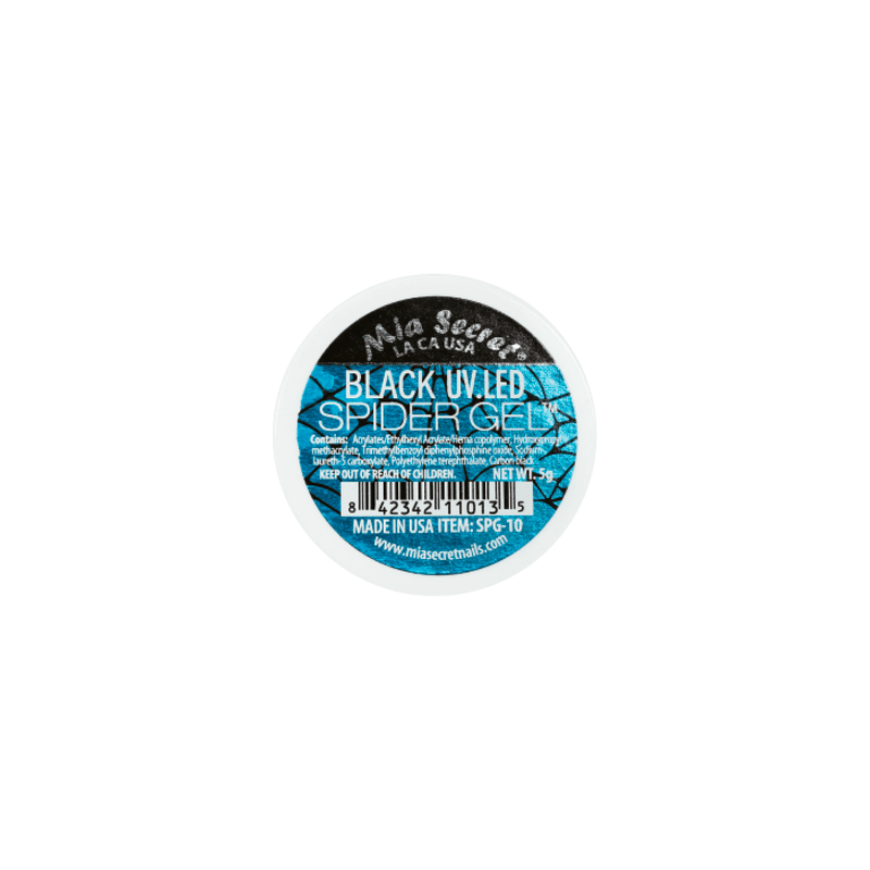 Uv-Led Spider Nail Gel Black - AdrianaBeautySupply II