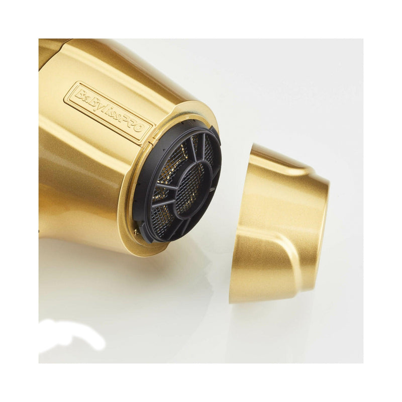 BabylissPro GoldFX High Performance Turbo Dryer FXBDG1 - Gold - AdrianaBeautySupply II