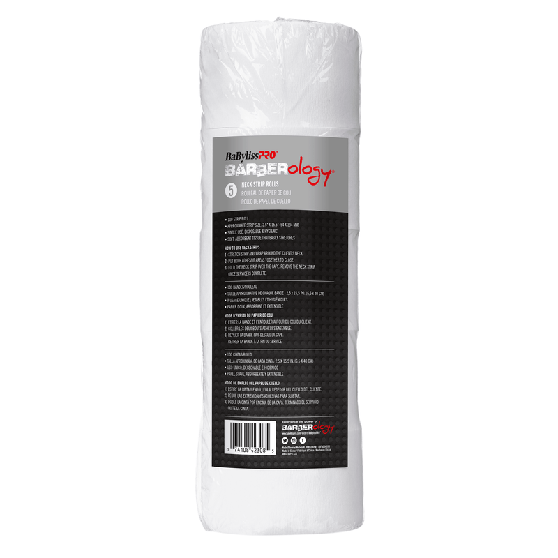 Babyliss Barberology 5 Neck Strips Rolls - AdrianaBeautySupply II