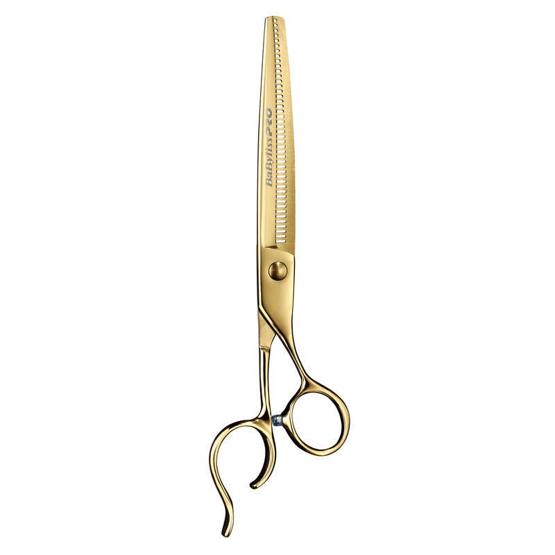 Babyliss Barberology Thinning Shears 7 Inch | Gold | Silver