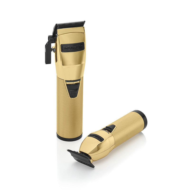 BabylissPro LimitedFX Gold/Black Clipper and Trimmer Combo - AdrianaBeautySupply II