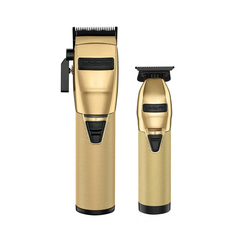 BabylissPro LimitedFX Gold/Black Clipper and Trimmer Combo