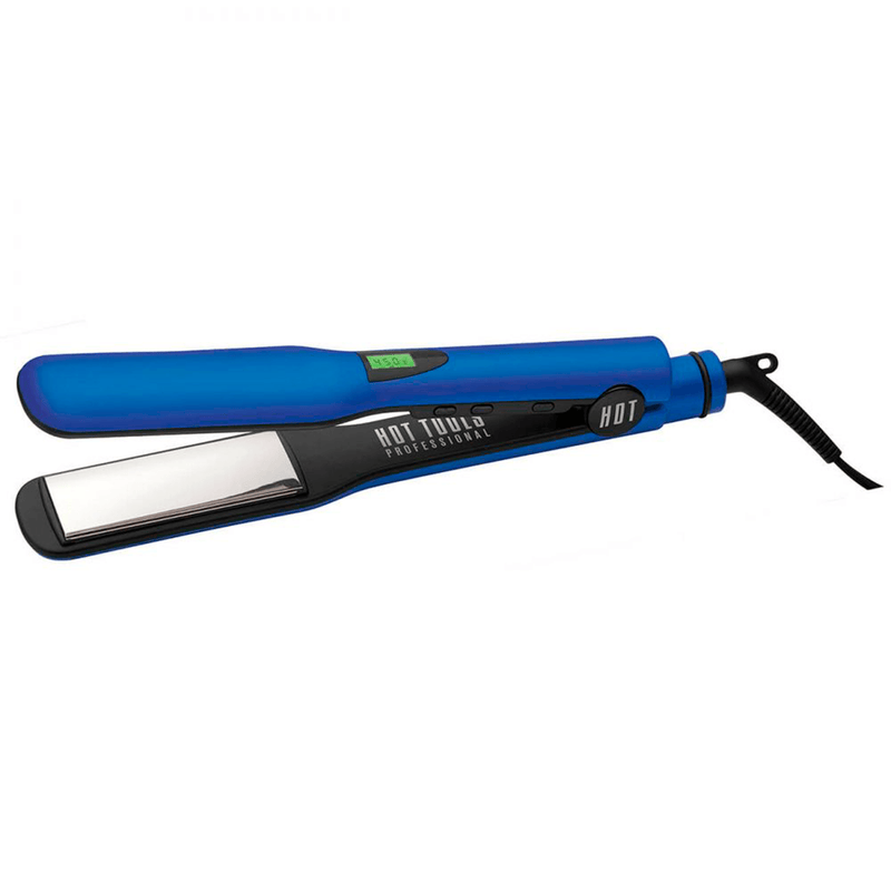 HOT TOOLS Radiant Blue Extra Long Flat Iron 1' XL - AdrianaBeautySupply II