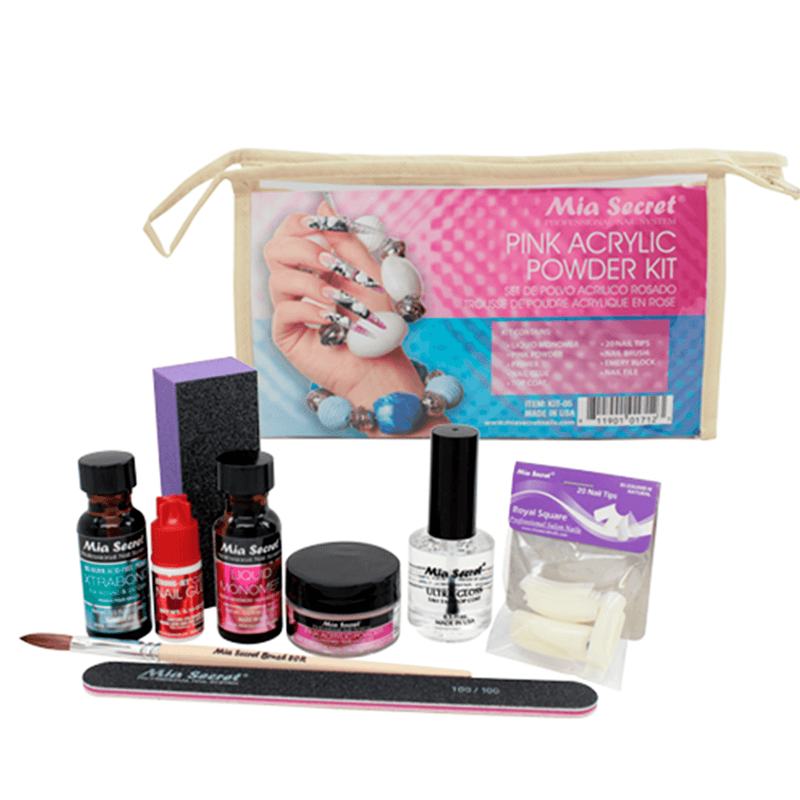 Pink Acrylic Powder Kit